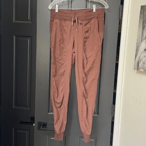 Dance studio Lululemon Jogger Pants. Rich brown. No wear visible